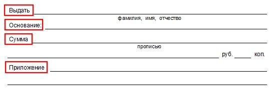 основная часть РКО