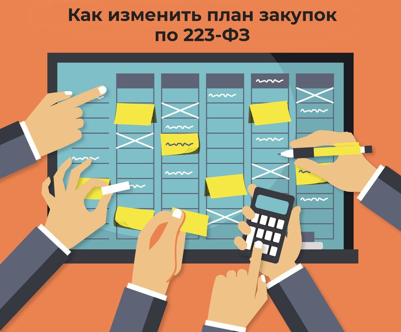Изменения плана закупок 223-ФЗ