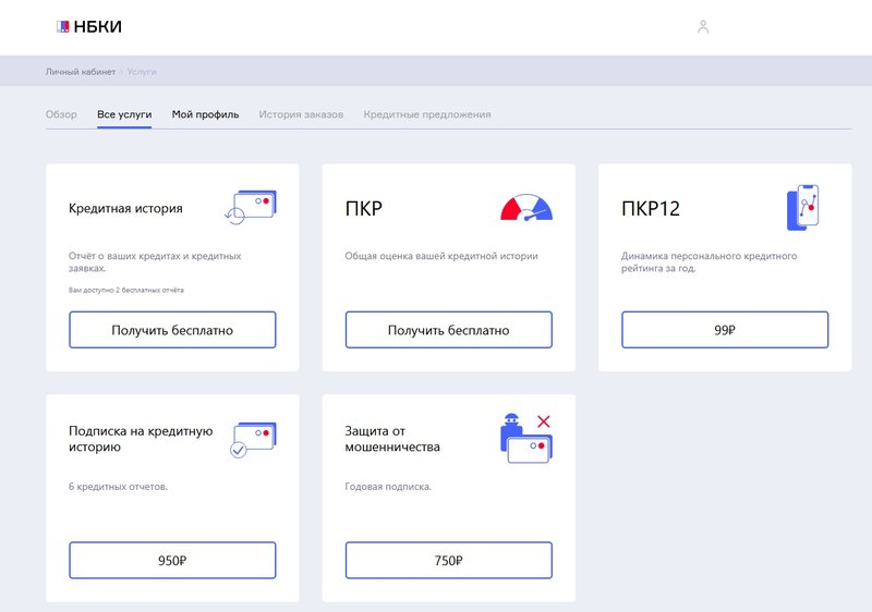 Услуги НБКИ