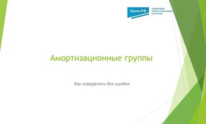Амортизационные группы
