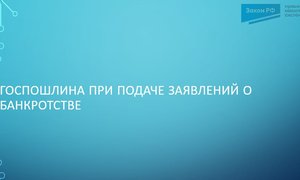 Госпошлина банкротство