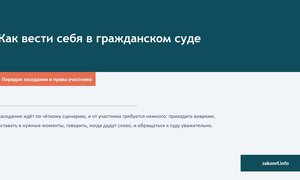 Как вести себя в гражданском суде.