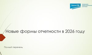Новая отчетность 2026