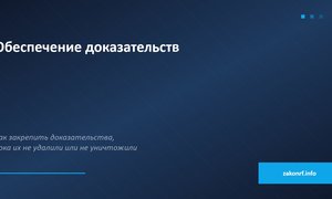 Обеспечение доказательств