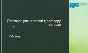 Протокол разногласий