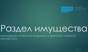 Раздел имущества