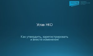 Устав НКО