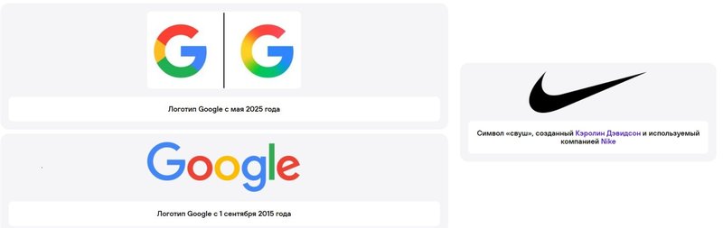 Известные логотипы