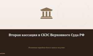 Вторая кассация в СКЭС Верховного Суда РФ.