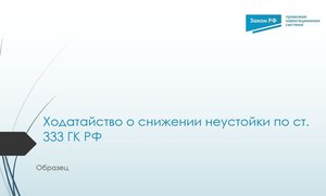 ходатайство