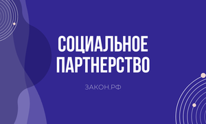 соц партнертство в сфере труда